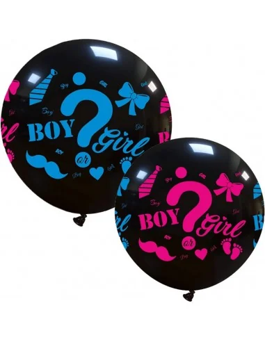 Balon latex jumbo 85 cm Boy or girl