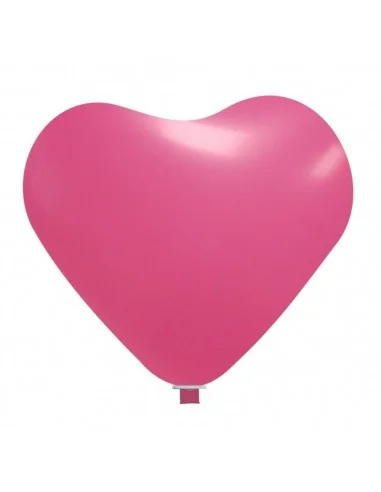 Balon latex inima 65 cm roz
