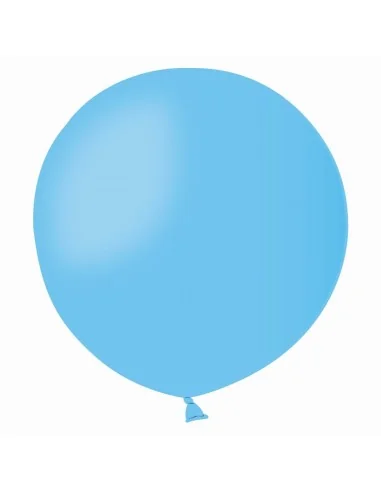 Balon latex jumbo 45 cm albastru deschis